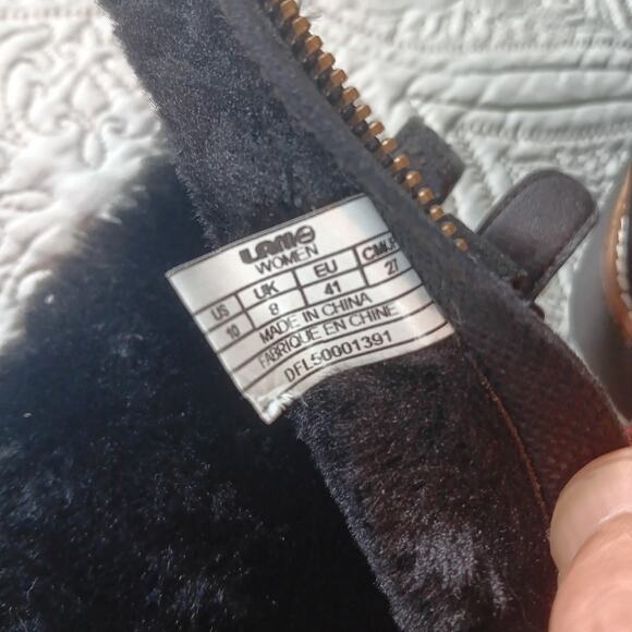 LAMO‎ Women's Melanie Fashion Boots Suede Black Western Tribal 10 - Picture 5 of 7